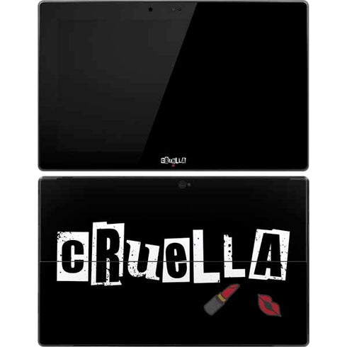 Disney Cruella (2021) Logo and Lipstick Surface Pro Tablet Skin